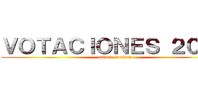 ＶＯＴＡＣＩＯＮＥＳ ２０２１ (attack on titan)