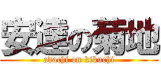 安達の菊地 (adachi on kikuchi)