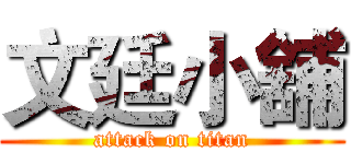 文廷小舖 (attack on titan)