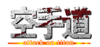 空手道 (attack on titan)