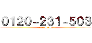 ０１２０－２３１－５０３ (attack on titan)