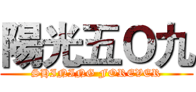 陽光五Ｏ九 (SHINING FOREVER)