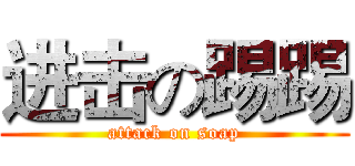 进击の踢踢 (attack on soap)