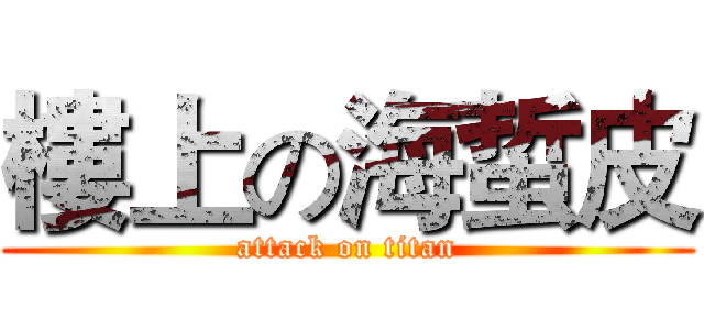 樓上の海蜇皮 (attack on titan)