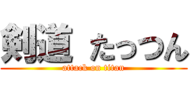 剣道 たっつん (attack on titan)