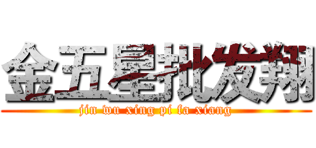 金五星批发翔 (jin wu xing pi fa xiang)