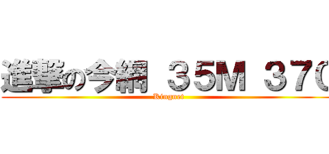 進撃の今網 ３５Ｍ ３７０ (Kingnet)
