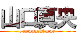 山口真央 (yamaguchi mao)