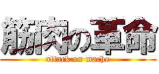 筋肉の革命 (attack on macho)