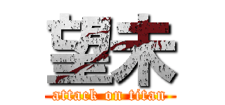 望未 (attack on titan)