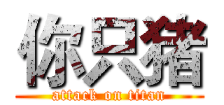 你只猪 (attack on titan)