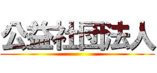 公益社団法人 ()