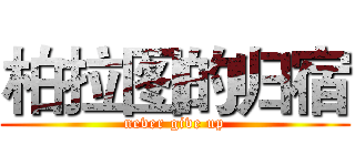 柏拉图的归宿 (never give up)