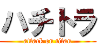 ハチトラ (attack on titan)