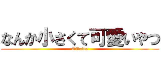 なんか小さくて可愛いやつ (Oikawa)