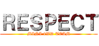 ＲＥＳＰＥＣＴ (MINI 4WD TEAM)