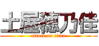 土屋穂乃佳 (attack on titan)