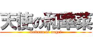 天使の和華菜 (wakana is angel)