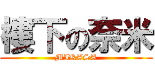 樓下の奈米 (MIKASA)