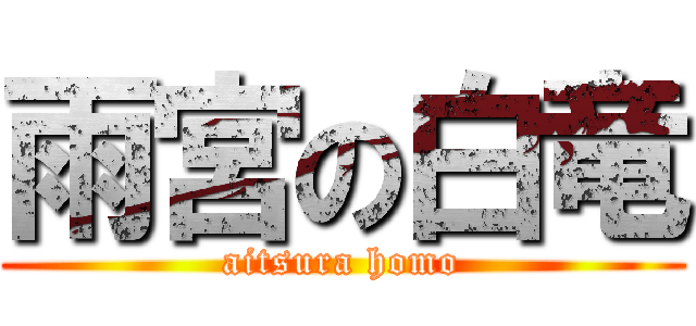 雨宮の白竜 (aitsura homo)