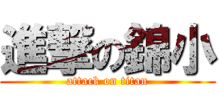 進撃の錦小 (attack on titan)