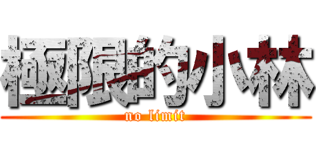 極限的小林 (no limit)