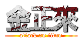 金正來 (attack on titan)