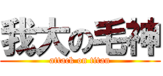 我大の毛神 (attack on titan)