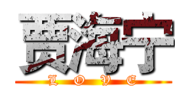 贾海宁 (L   O   V   E)