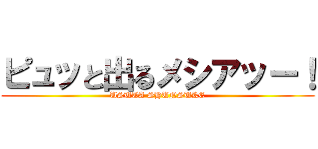 ピュッと出るメシアッー！ (USUTA SHUNSUKE)