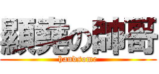顯堯の帥哥 (handsome)