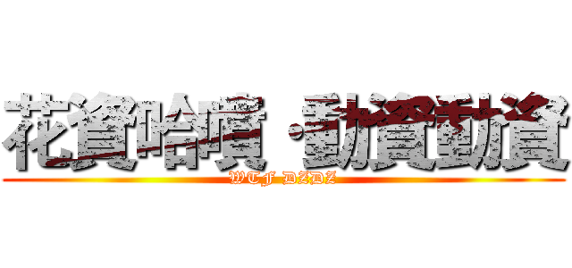 花資哈噴·動資動資 (WTF DZDZ)