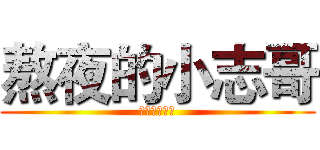 熬夜的小志哥 (一起看小说吧)