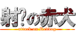 射擊の赤犬 (attack on Reddog)