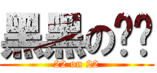 黑黑の丝丝 (22 on 22)