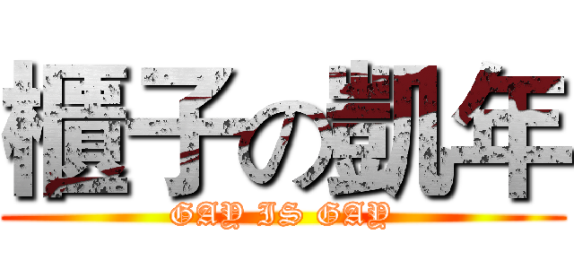 櫃子の凱年 (GAY IS GAY)