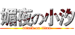 媚夜の小汐 (attack on titan)