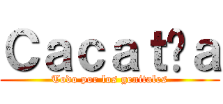 Ｃａｃａｔúａ (Todo por los genitales)