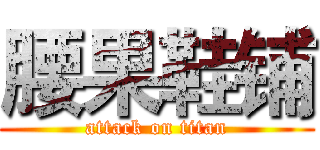 腰果鞋铺 (attack on titan)