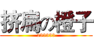 挤扁の橙子 (233333)