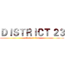 ＤＩＳＴＲＩＣＴ ２３ (attack on titan)