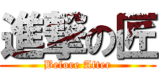 進撃の匠 (Before After)