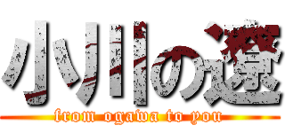 小川の遼 (from ogawa to you)