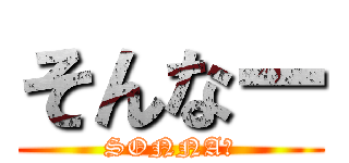 そんなー (SONNAー)