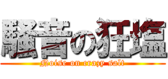 騒音の狂塩 (Noise on crazy salt)