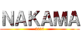 ＮＡＫＡＭＡ (2013)
