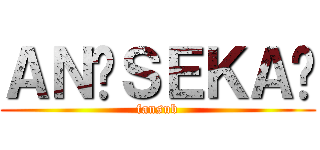 ＡＮİＳＥＫＡİ (fansub)