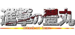 進撃の豊丸 (attack on bear)