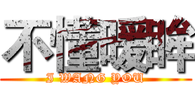 不懂暖眸 (I WANG YOU)