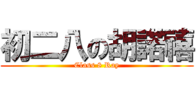 初二八の胡諾禧 (Class 8 Ray)